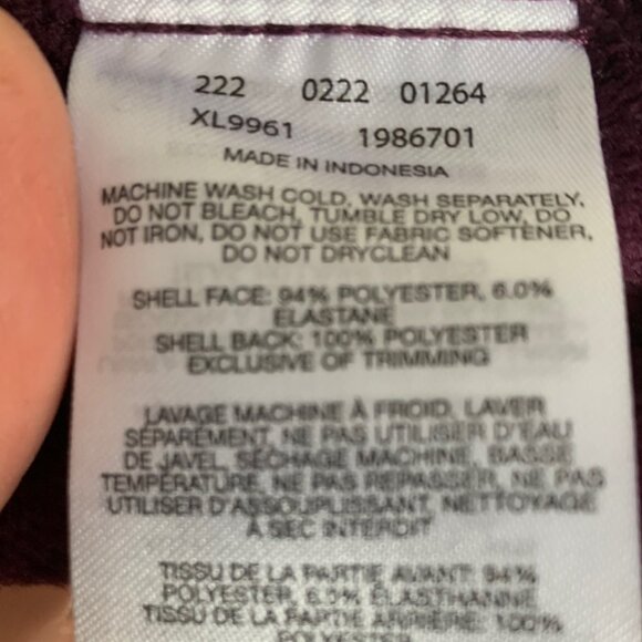 Columbia Soft Shell Vellux Lined Jacket Size M - Picture 5 of 5